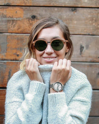 Ashton 22 Women's Wooden Sunglasses