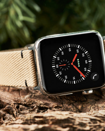 Apple Strap Khaki Recycled Ocean Plastic