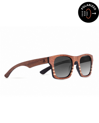 Bali Rosewood Carbon Women's Wooden Sunglasses